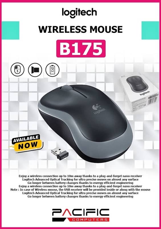 Logitech Mouse M-175 0