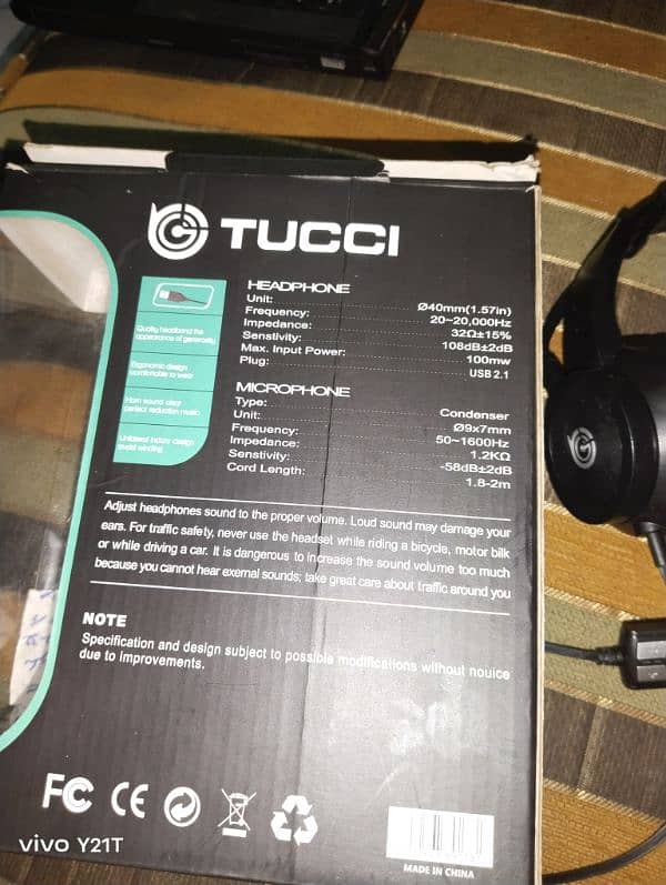 tucci headgear urgent sale 0