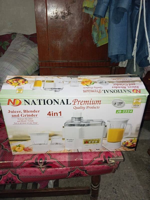 National Premium Juicer Blender and Grinder New hai No used new hai 13