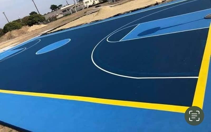 ACRYLIC SPORTS SURFACE SYSTEM SQFT|Sports Flooring 1