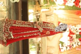 Barat lehnga choli wedding bridal red dress