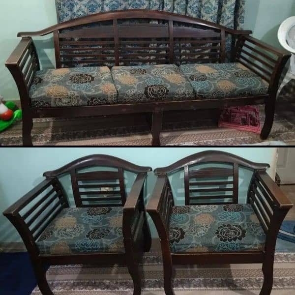 lakri ka sofa set for sell 0