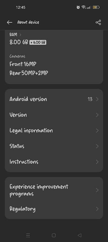 oppo a96 condition 10/10 1