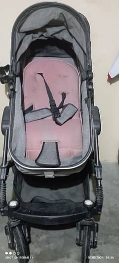 baby pram with car seat. . good condition. .