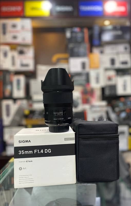 Sigma 35mm f/1.4 Dg Hsm Lens For Nikon (0300-5106150) 0