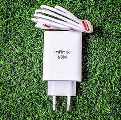 Infinix zero 30 original box plugged 68 watt charger  03274123995 0