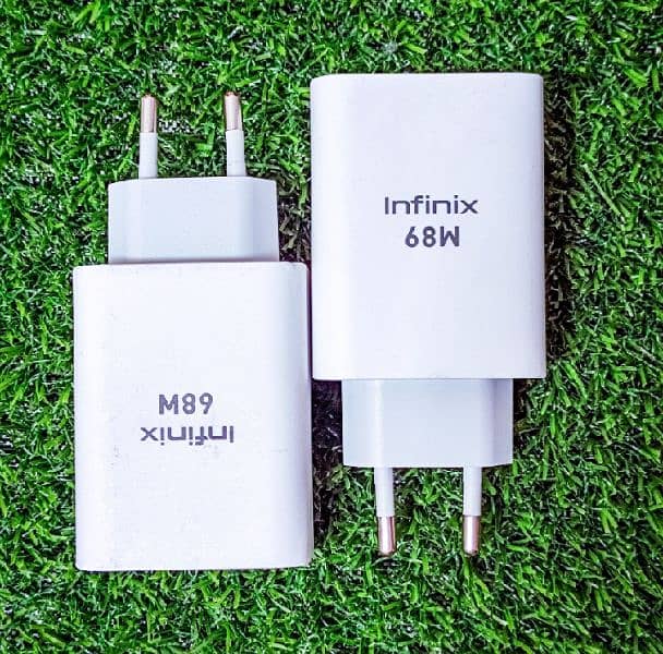 Infinix zero 30 original box plugged 68 watt charger  03274123995 2