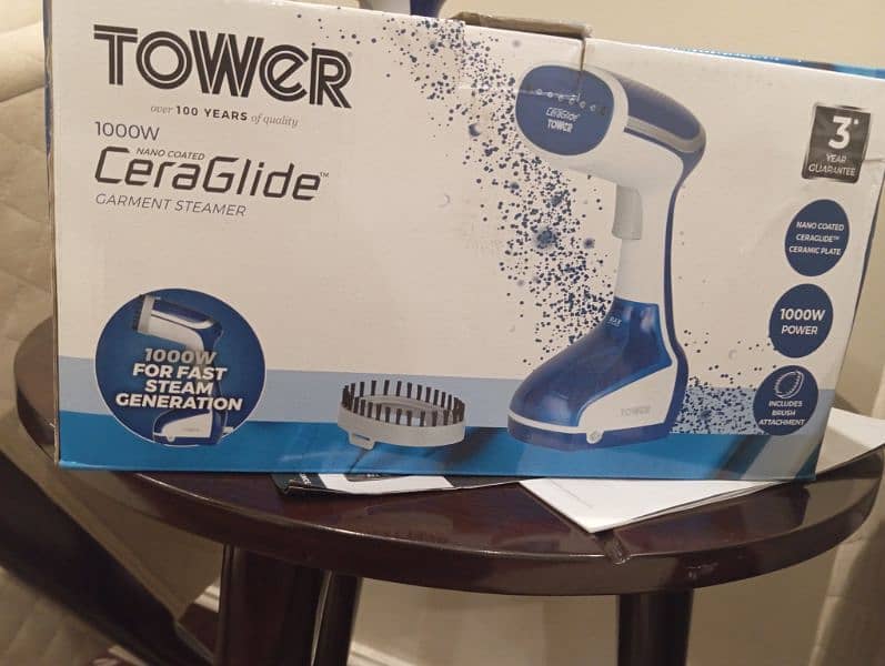 Brand New Tower Ceraglide Hand Garment Steamer – 1000W 6