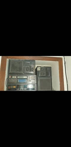 National Stereo Double Cassettes Receiver