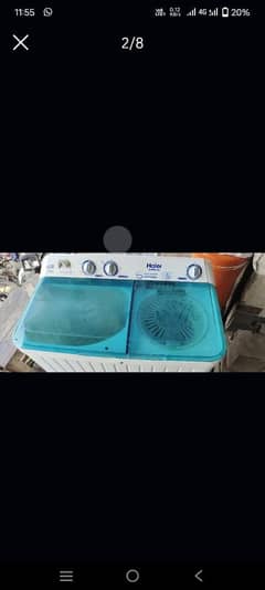 Haier semi Automatic washing + spiner, 03235100342