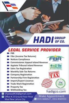 Tax Consultant,Legal Advisor,