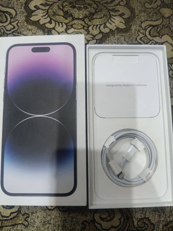 iphone 14 pro max jv 256gb LLA model dual e sim 4 month full sim time 3