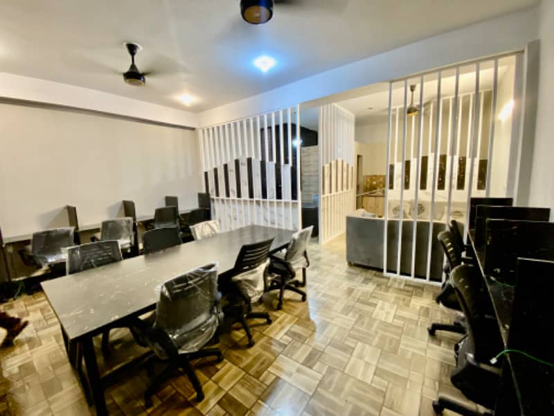 800Sq Ft Furnished Office With All Setup Office For Rent Hot Location Best For IT Call Center 2