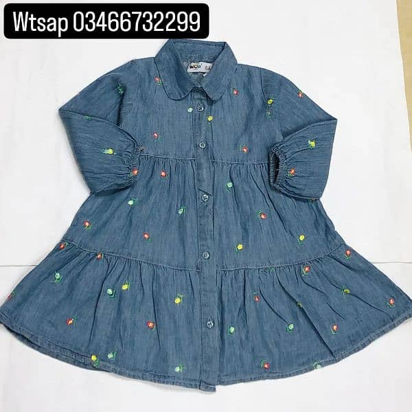 soft denim frock 1