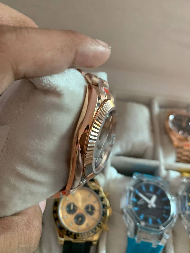 Rolex rose gold day date Automatic watch 5