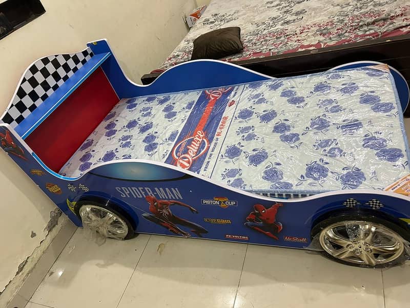 Spiderman Car Bed For Boys 2