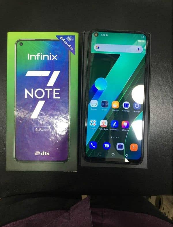 infinix Note 7  4/64 with box 0