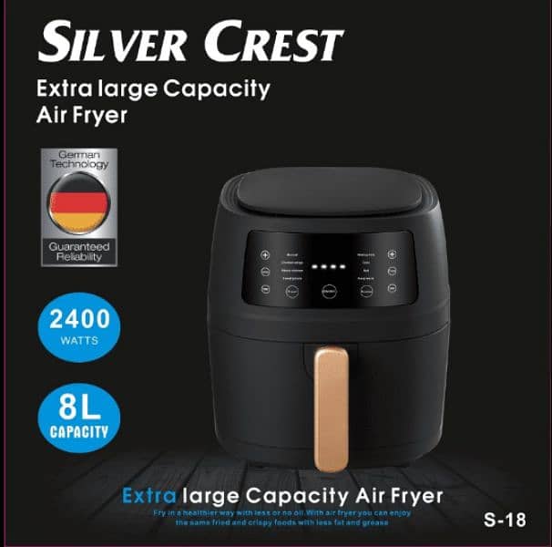 SILVER CREST AIR FRYER 8 LITER 0