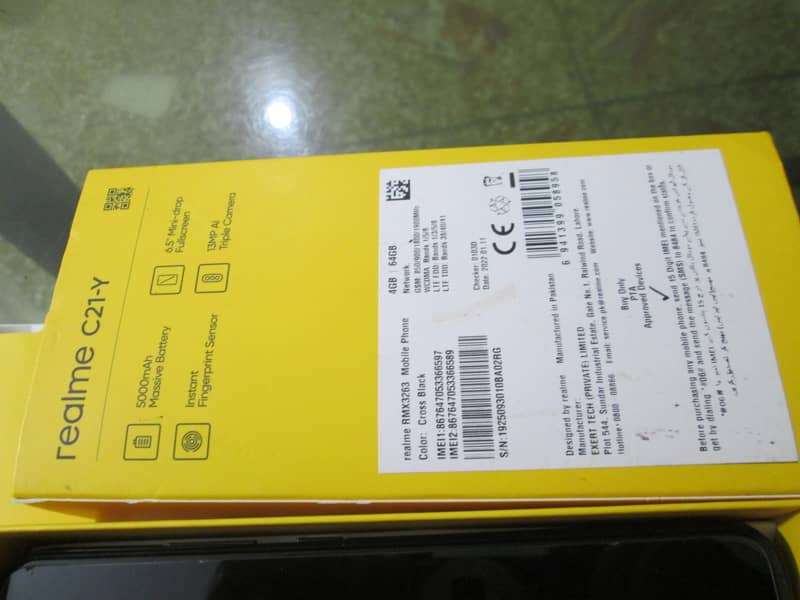 Realme C21-Y For Sell. , O333,7O77,O95 1