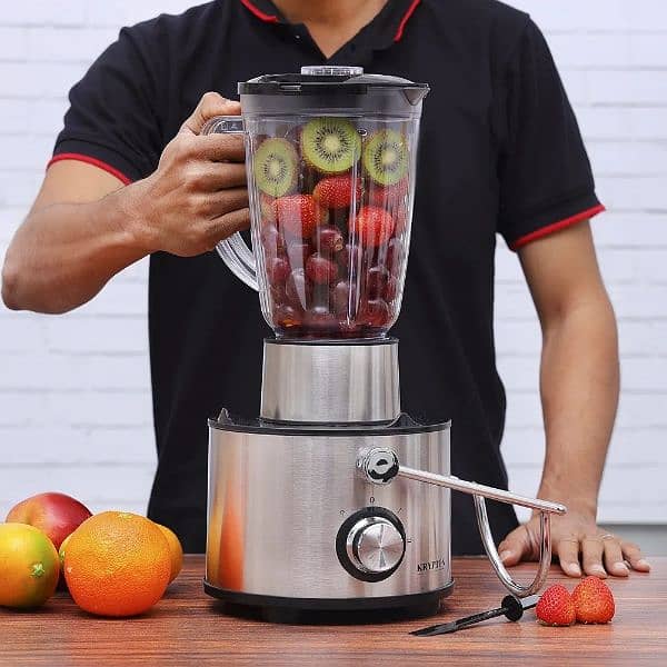 Krypton 4-IN-1 Stainless Steel Blender and Juice Extractor 1