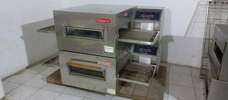 conveyor belt pizza oven gasro Korean 18" upper panel genuine fresh 3