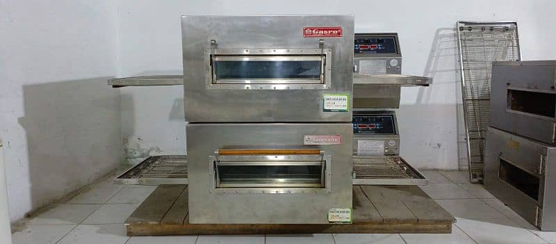 conveyor belt pizza oven gasro Korean 18" upper panel genuine fresh 5