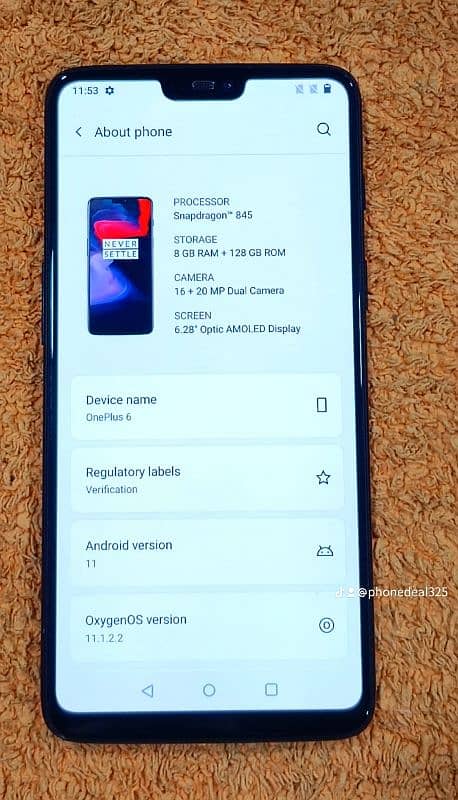 OnePlus 6 8/128 6