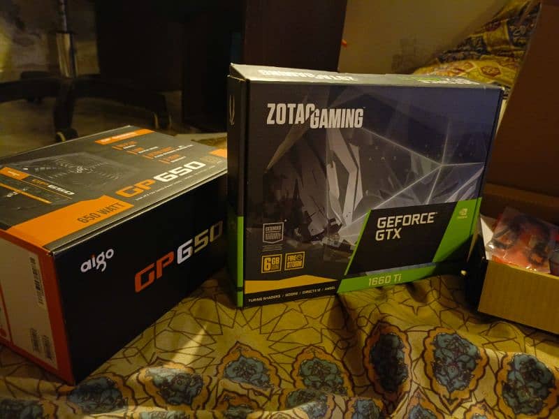 GAMING PC WITH 60 HZ MONITOR AND ACCESSORIES PLUS ALL BOXES 4