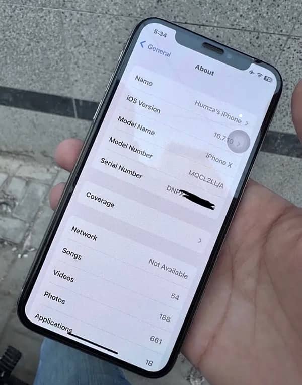 iPhone X bypass 64GB    03215959475 2