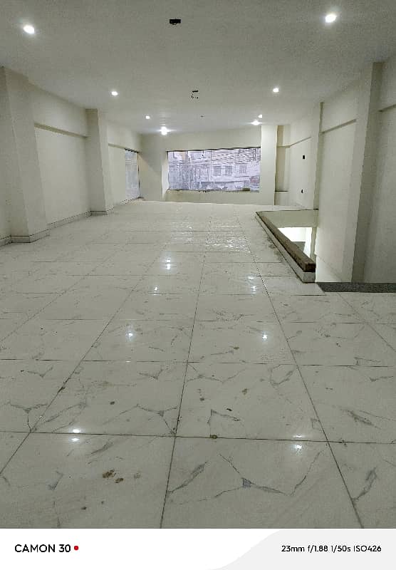 Showrooms for rent main Abbasi hospital k Sath G basement and Mezenine 6