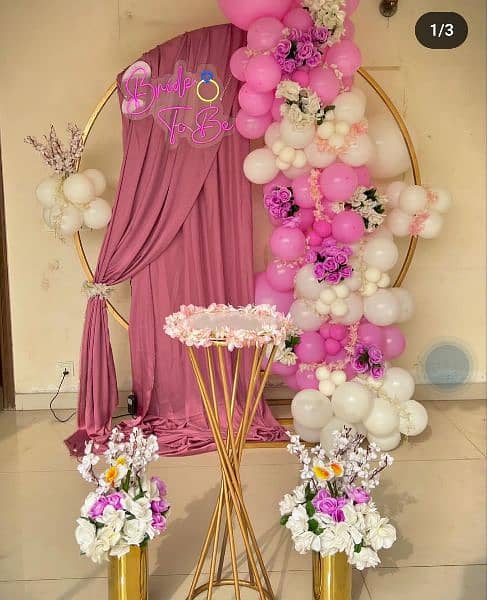 Birthday Anniversary Bridal Wedding Event Planner Decorations 2