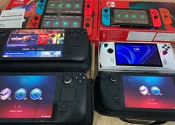 LENOVO LEGION GO ASUS ROG ALLY STEAM DECK OLED NINTENDO SWITCH OLED PS