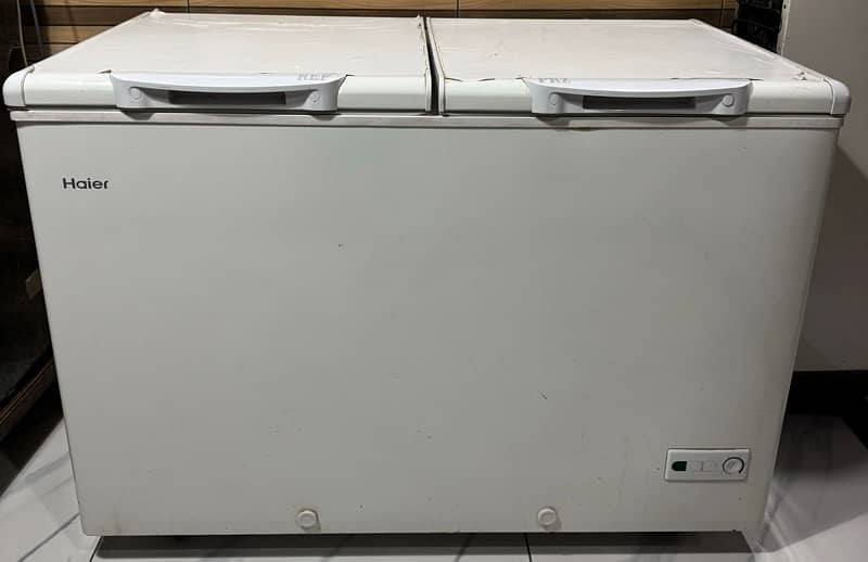 HAIER DOUBLE DOOR REFRIGERATOR PLUS FREEZER 12