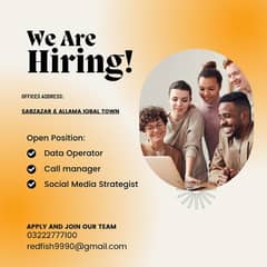 Female Staff required for Office Work