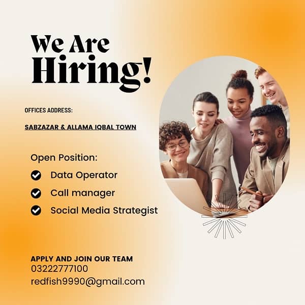 Female Staff required for Office Work 0