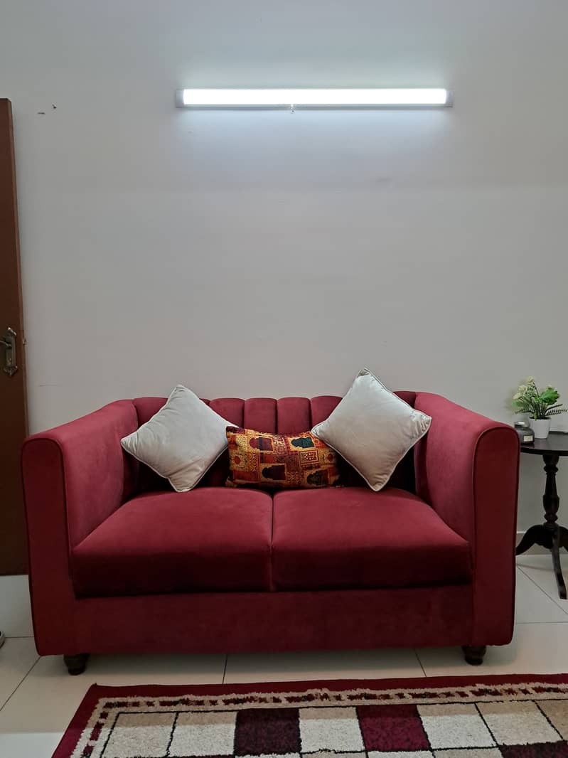 3 SEATER SOFA WITH 2 SEATER SOFA WITH CENTER TABLE 1