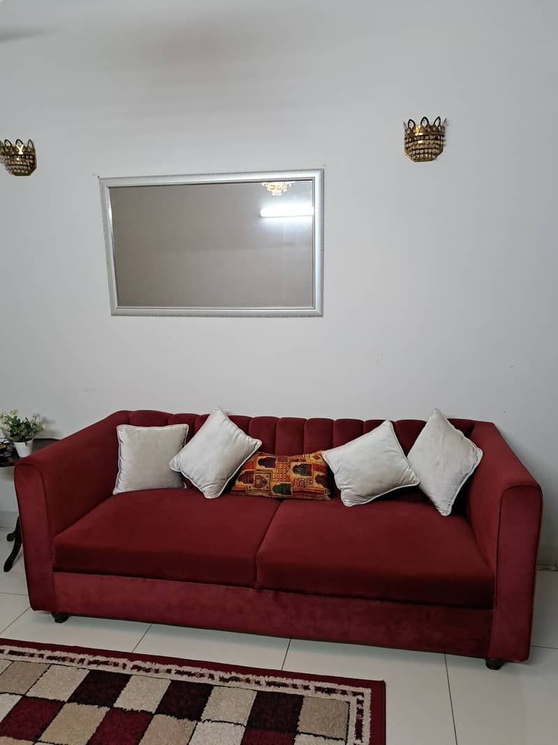 3 SEATER SOFA WITH 2 SEATER SOFA WITH CENTER TABLE 2