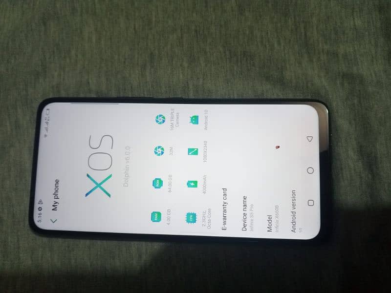 infinix s5 Pro 4GB Ram 64GB Rom Dual sim PTa approved 0319-7287245. 9