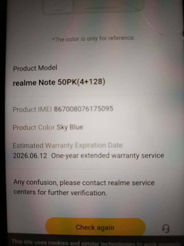 realme note 50 4.125 7