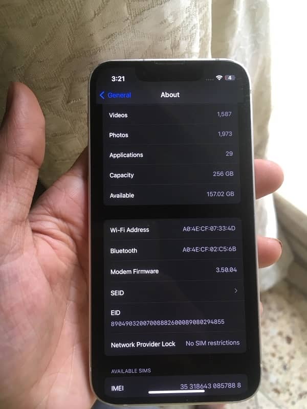 Iphone 13mini non factory unlock 256gb 5