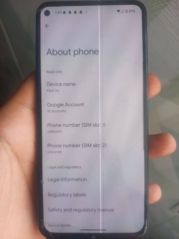 GOOGLE PIXEL 5A PTA APPROVED 3