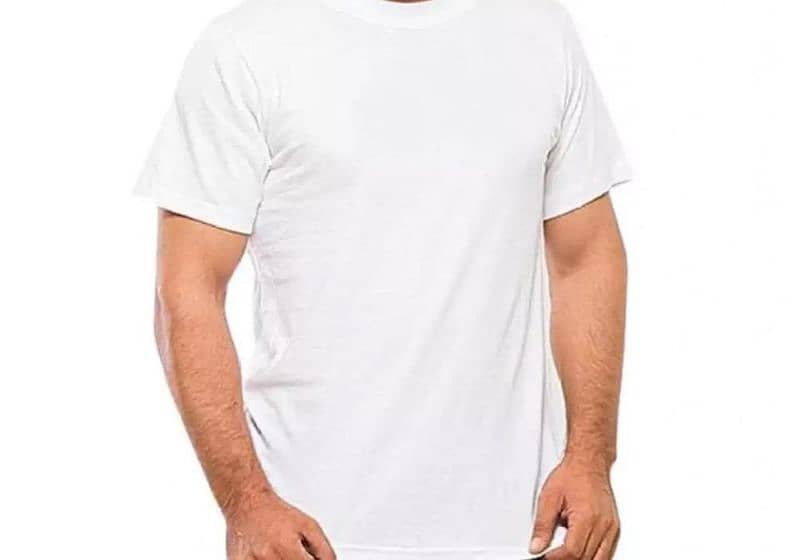 2 PCS Men's cotton blank t-shirt 2