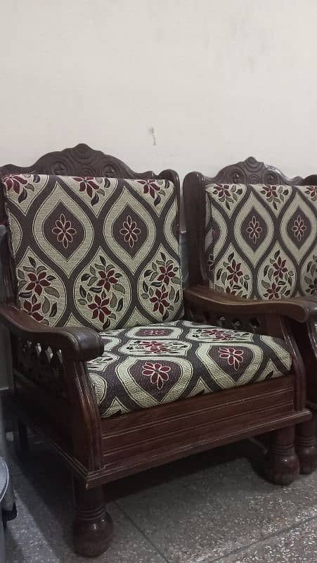 Wooden Sofa Set 3