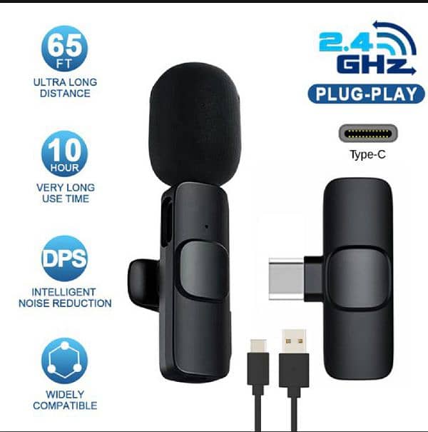 K8 wireless dual microphone 1