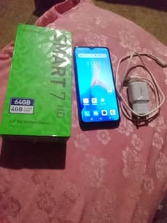 Infinix smart 7 hd mobile 64gp 4gp ram Whatsapp number 03104559258