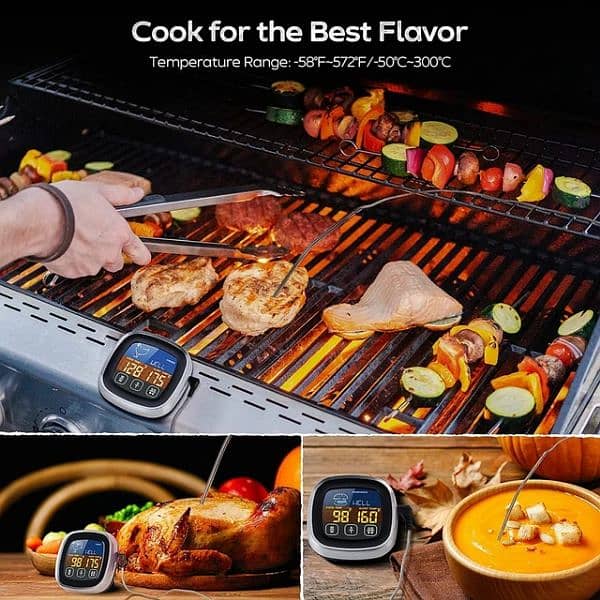 Digital Meat Kitchen Thermometer Stainless Waterproof Meat Temperature 1