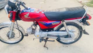 CD 70 10 by contact 03024785699   10 condition engine pehla pack 0