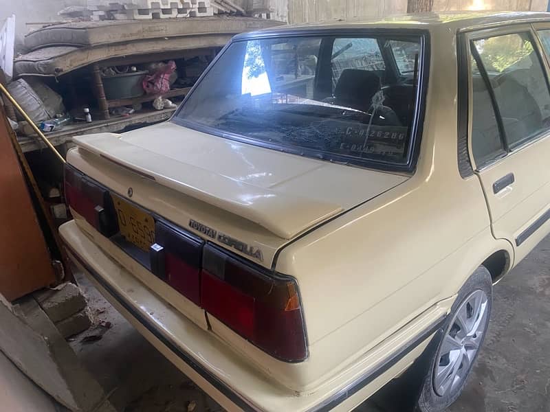 Toyota Corolla 1986 1.3L petrol 2