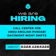 Staff required for call center job (Apply now) in lahore