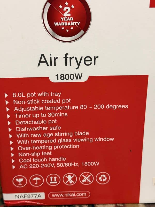 Nikai Air Fryer 7